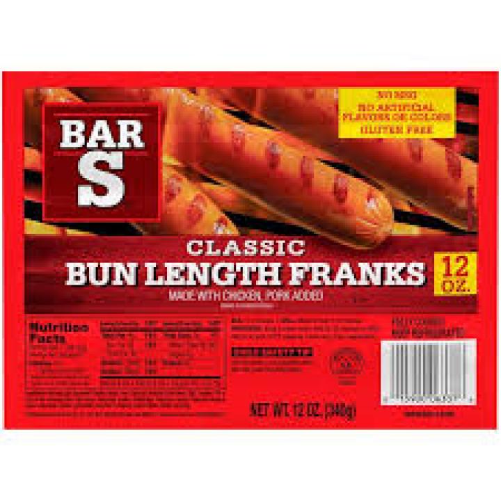 Bar S – Classic Bun Length Franks